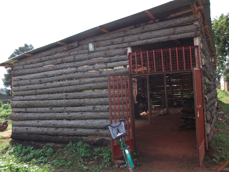 Front view of HIVE Uganda wooden workshop started operation in last week of June 2020 with support from BDMF Fund.